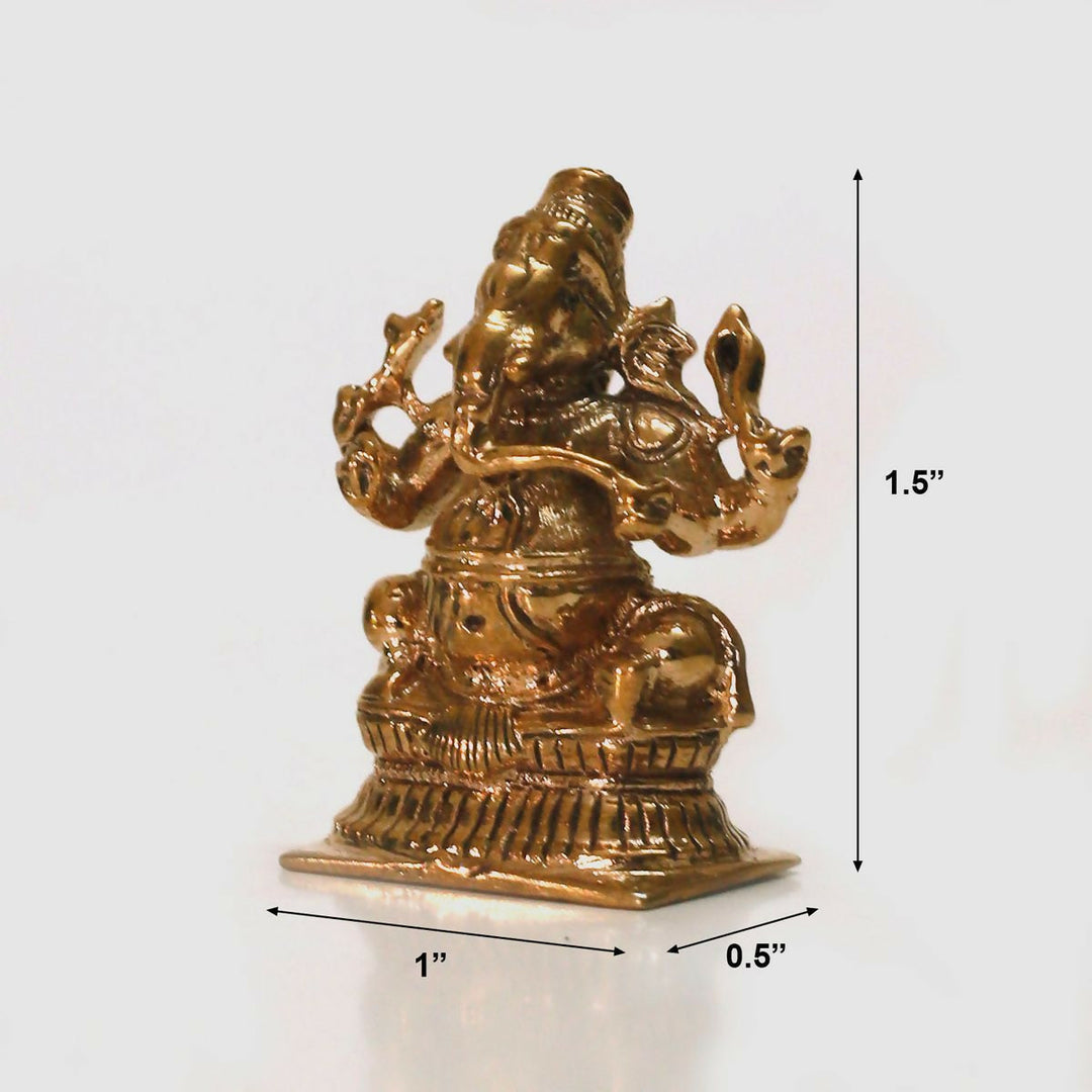 PANCHALOHA GANESHA IDOL-SHOBITAM