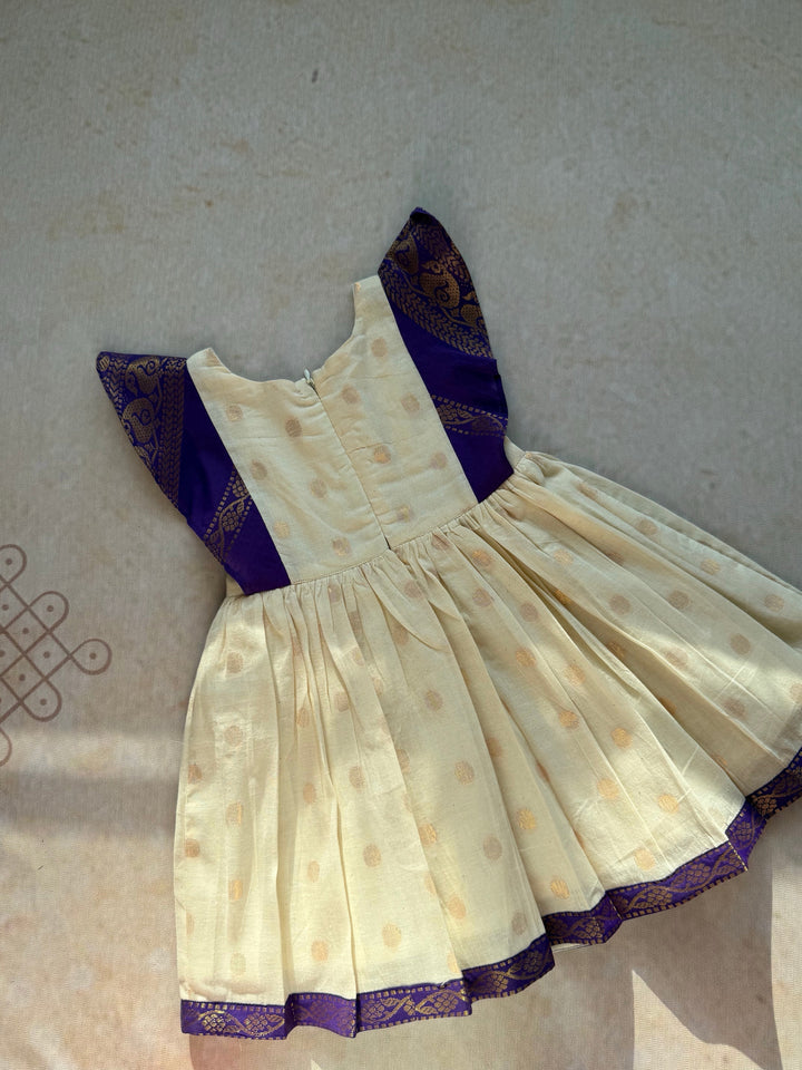Anvi Kids Cotton Frock - Onam Edit Express | SHOBITAM