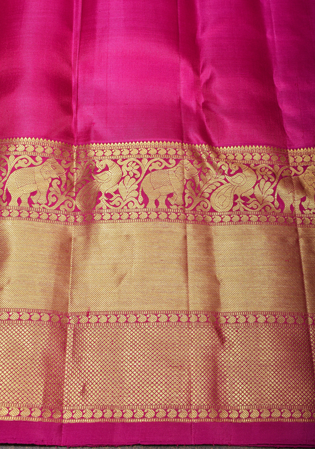 Brocade Kanjivaram Pure Silk Saree in Lilac and Purple with Peacock Leheria design | SILK MARK CERTIFIED