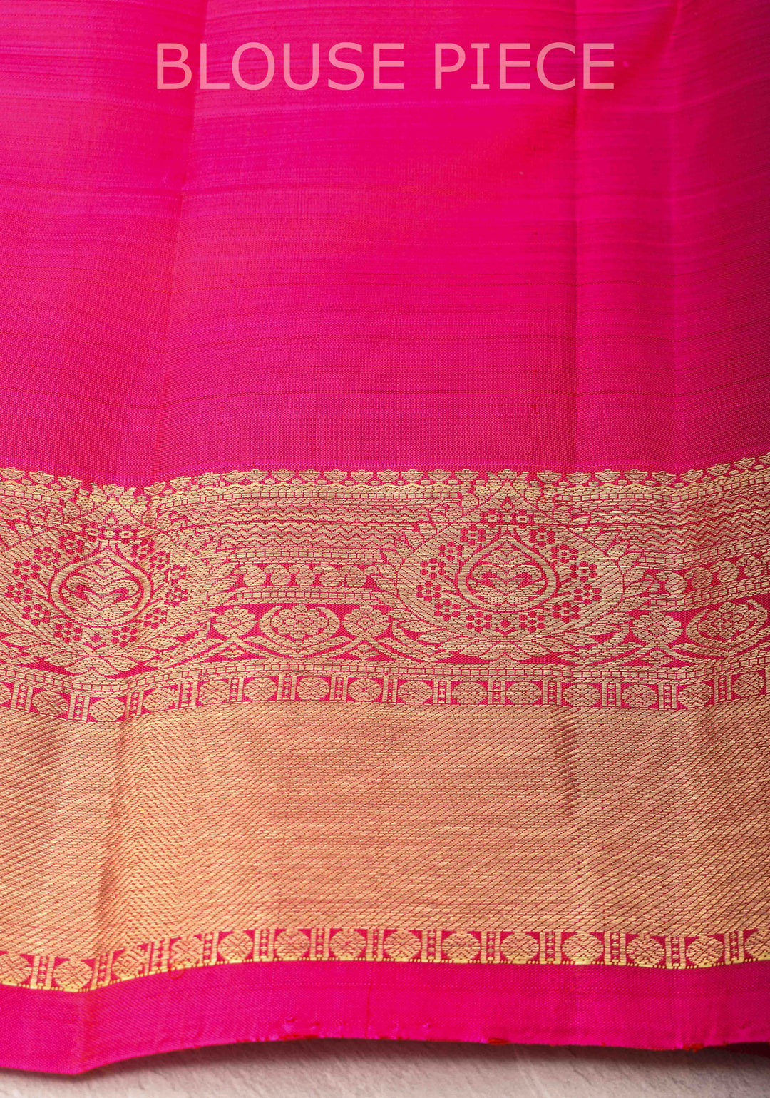 Gray Kanjivaram Silk Saree with Floral Buttas and Contrast Zari Border | SILK MARK CERTIFIED
