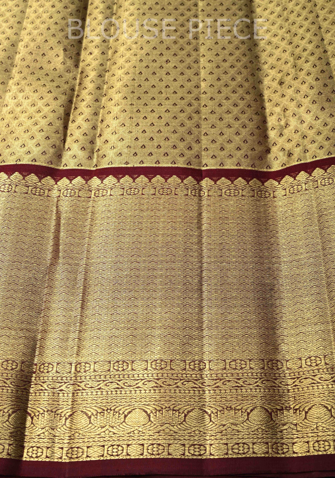 Bubblegum Pink Kanjivaram Silk Saree with Tissue Stripes and Wide Contrast Zari Border| SILK MARK CERTIFIED