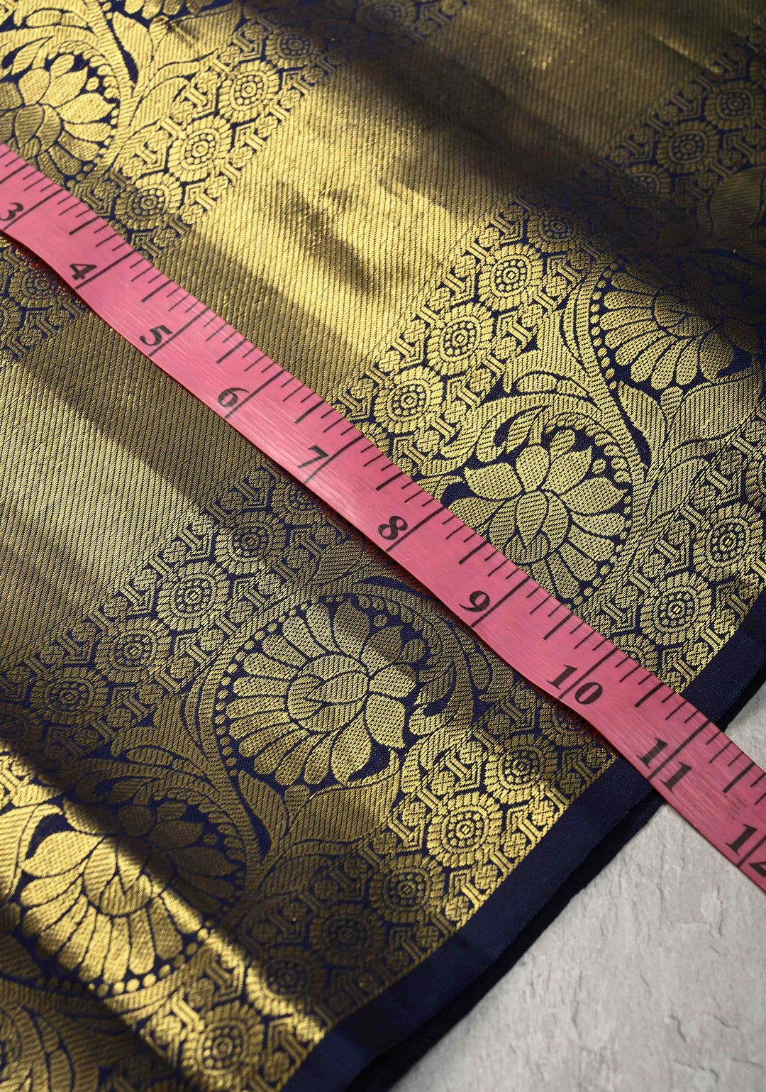 Dusty Purple Zari Checks on Kanjivaram Silk Saree with Zari Buttas and Wide Zari Border | SILK MARK CERTIFIED