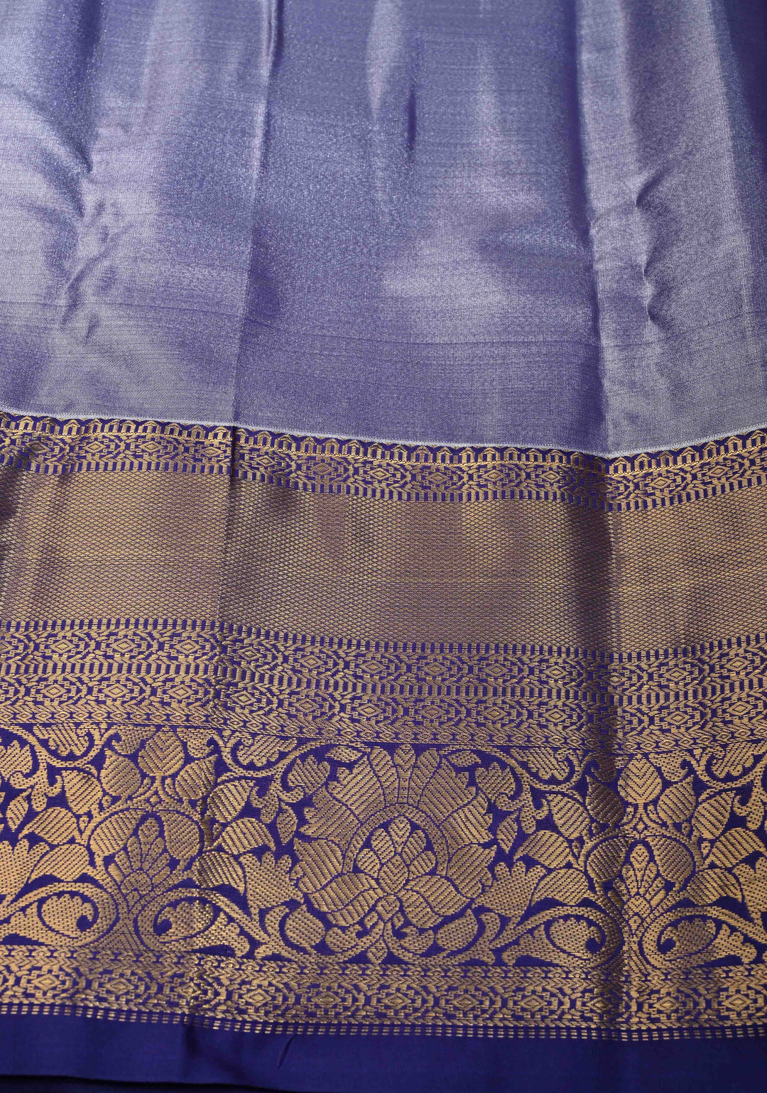 Rani Pink Kanjivaram Tissue Semi Silk Saree with Meenakari Floral Brocade and Contrast Zari Border