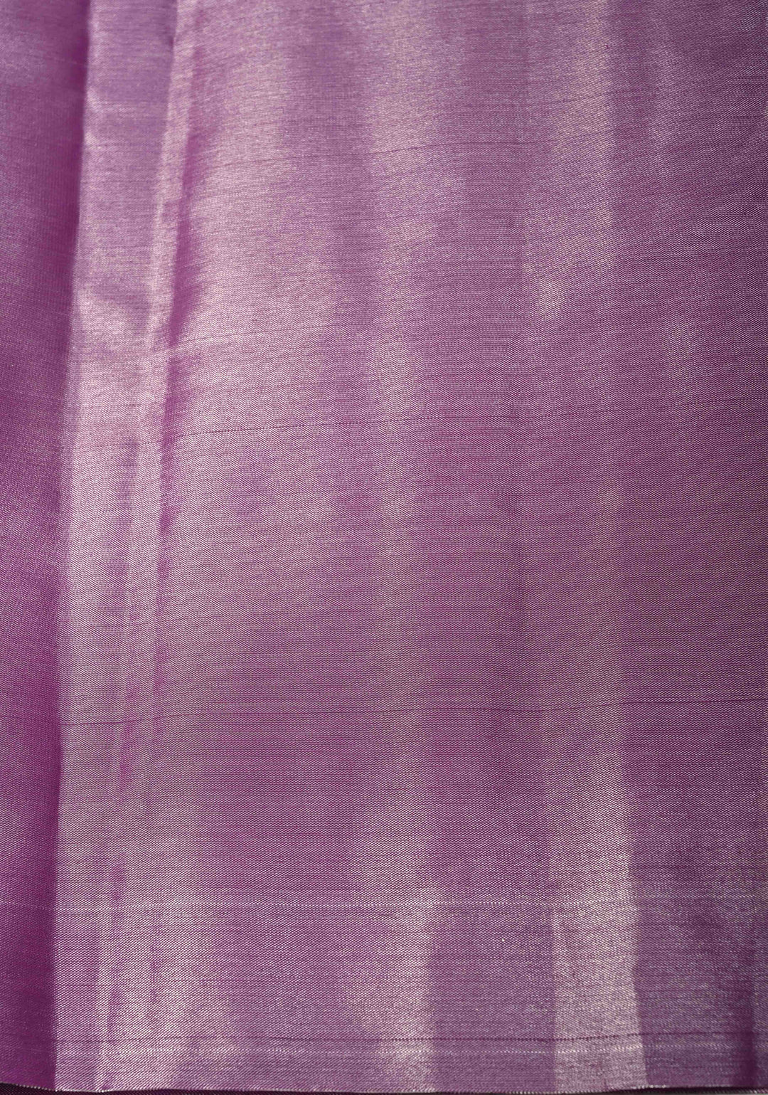 Maya Blue Kanjivaram Floral Brocade Tissue Semi Silk Saree With Contrast Zari Border