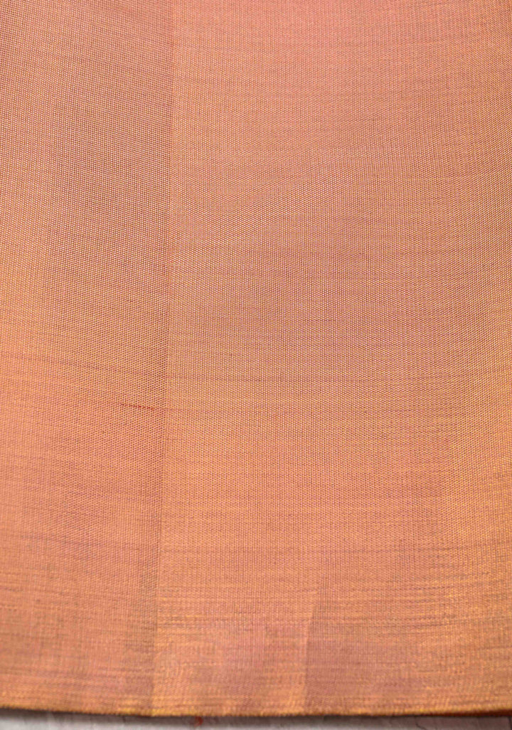 Lavender Tissue Kanjivaram Pure Silk Saree with Meenakari Floral Brocade Jaal  | SILK MARK CERTIFIED