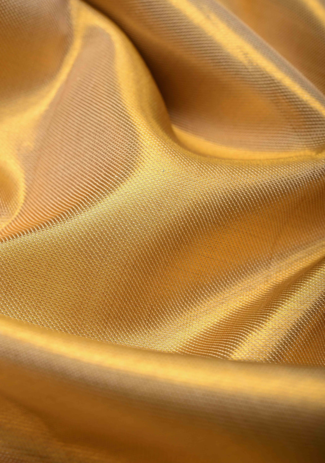 Gold Tissue  Kanjivaram Pure Silk Saree with wide Zari Border | SILK MARK CERTIFIED