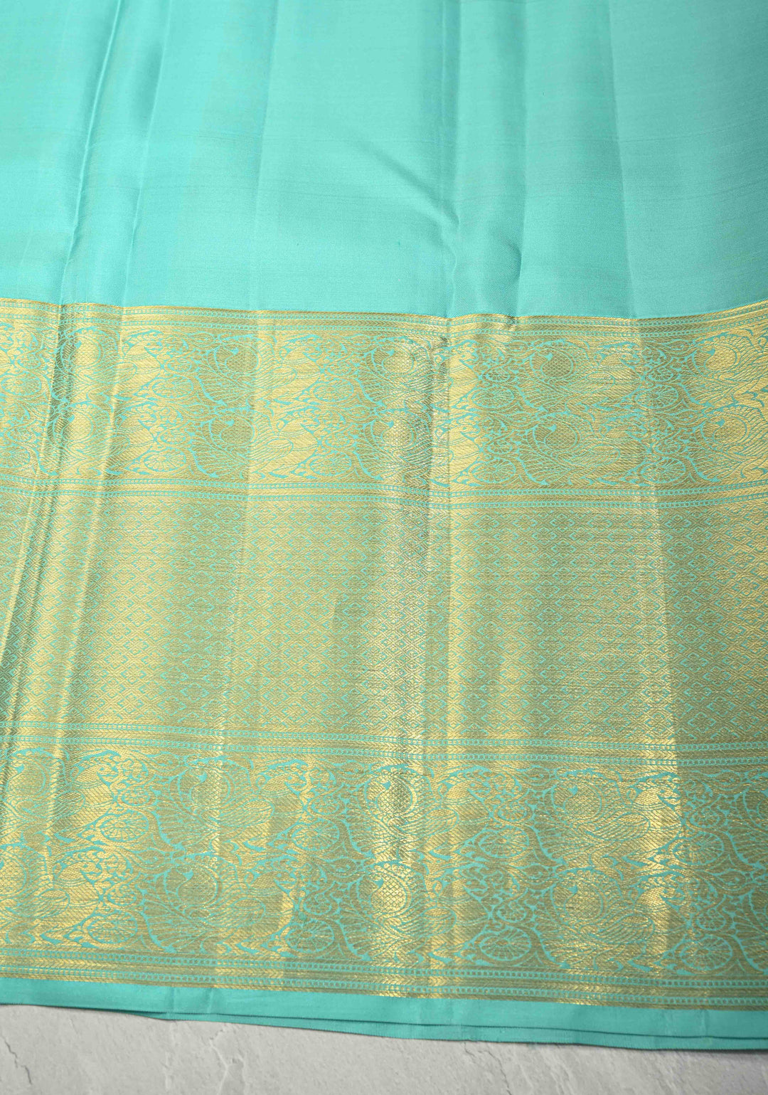 Salmon Pink Kanjivaram Pure Silk Saree with Silver Floral Jaal and Contrast Wide Zari Border | SILK MARK CERTIFIED | SHOBITAM