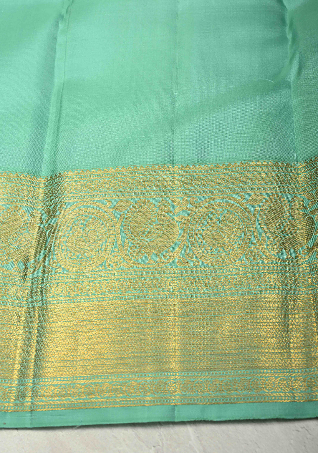 Bright Pink Pure Kanjivaram Silk Saree with Floral Zari Brocade Jaal and Contrast Zari Border | SILK MARK CERTIFIED