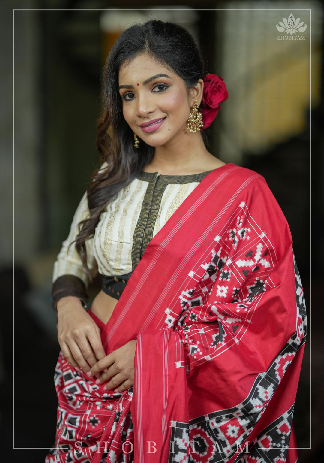 Ivory and Black Bandgala & Full sleeves blouse with Paisley Zardosi Hand embroidery, Made to Order