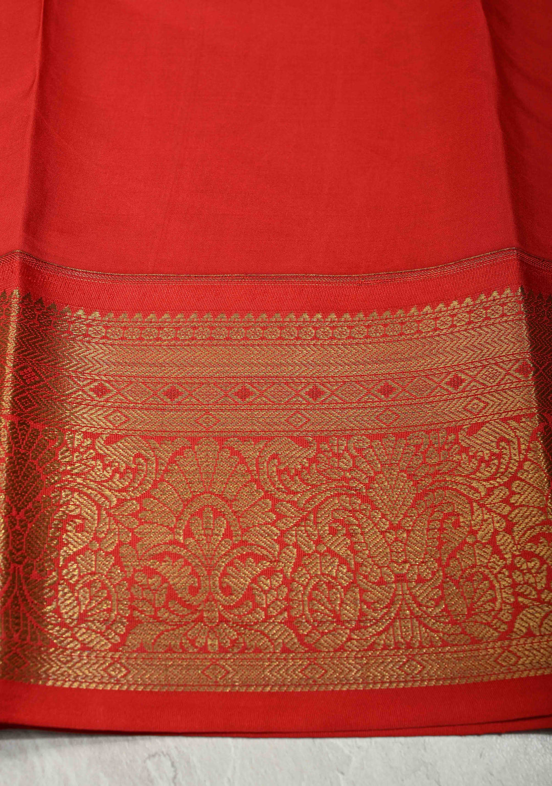 Mint Green Pure Kanjivaram Silk Saree with Tropical Floral Digital Print and Contrast Zari Border | SILK MARK CERTIFIED