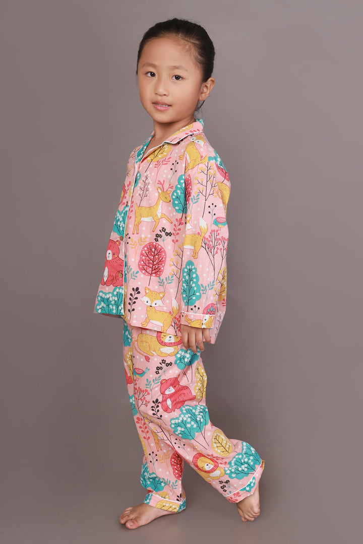 Peachy Simba and Baloo Shirt & Pyjama Nightsuit for Kids Unisex | SHOBITAM