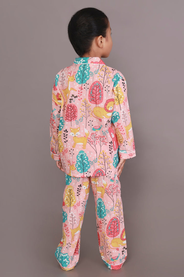 Peachy Simba and Baloo Shirt & Pyjama Nightsuit for Kids Unisex | SHOBITAM
