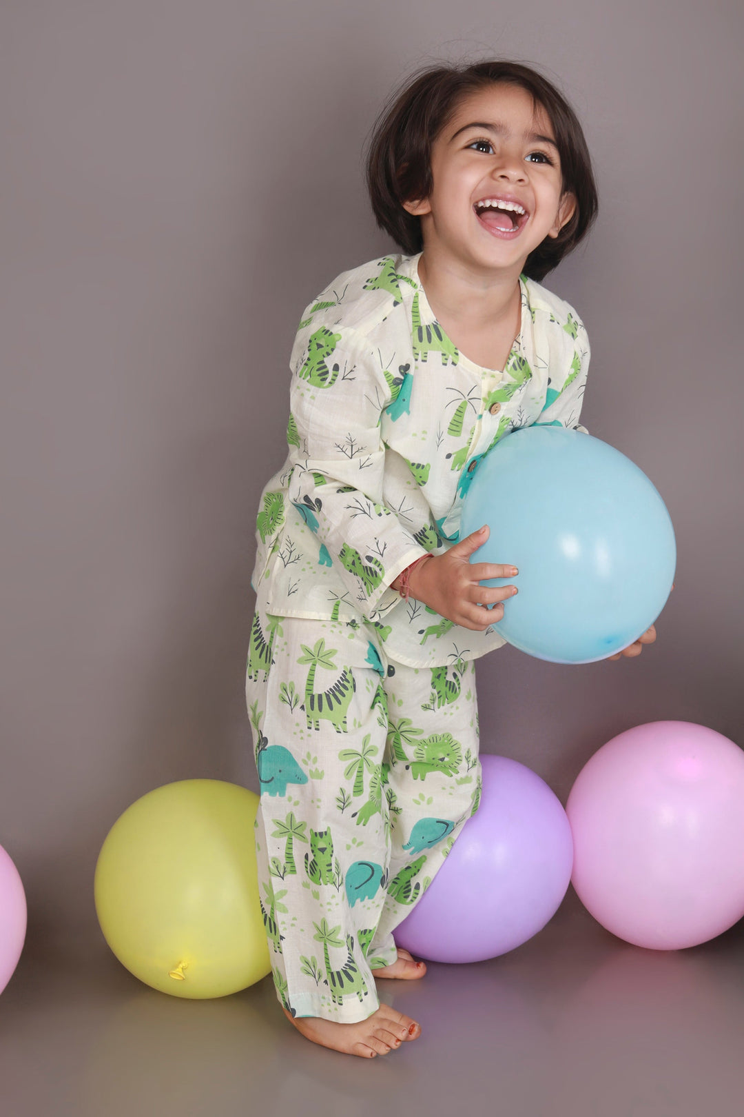 My Jungle Book Cotton Kurta & Pajama Set for Kids Unisex | SHOBITAM