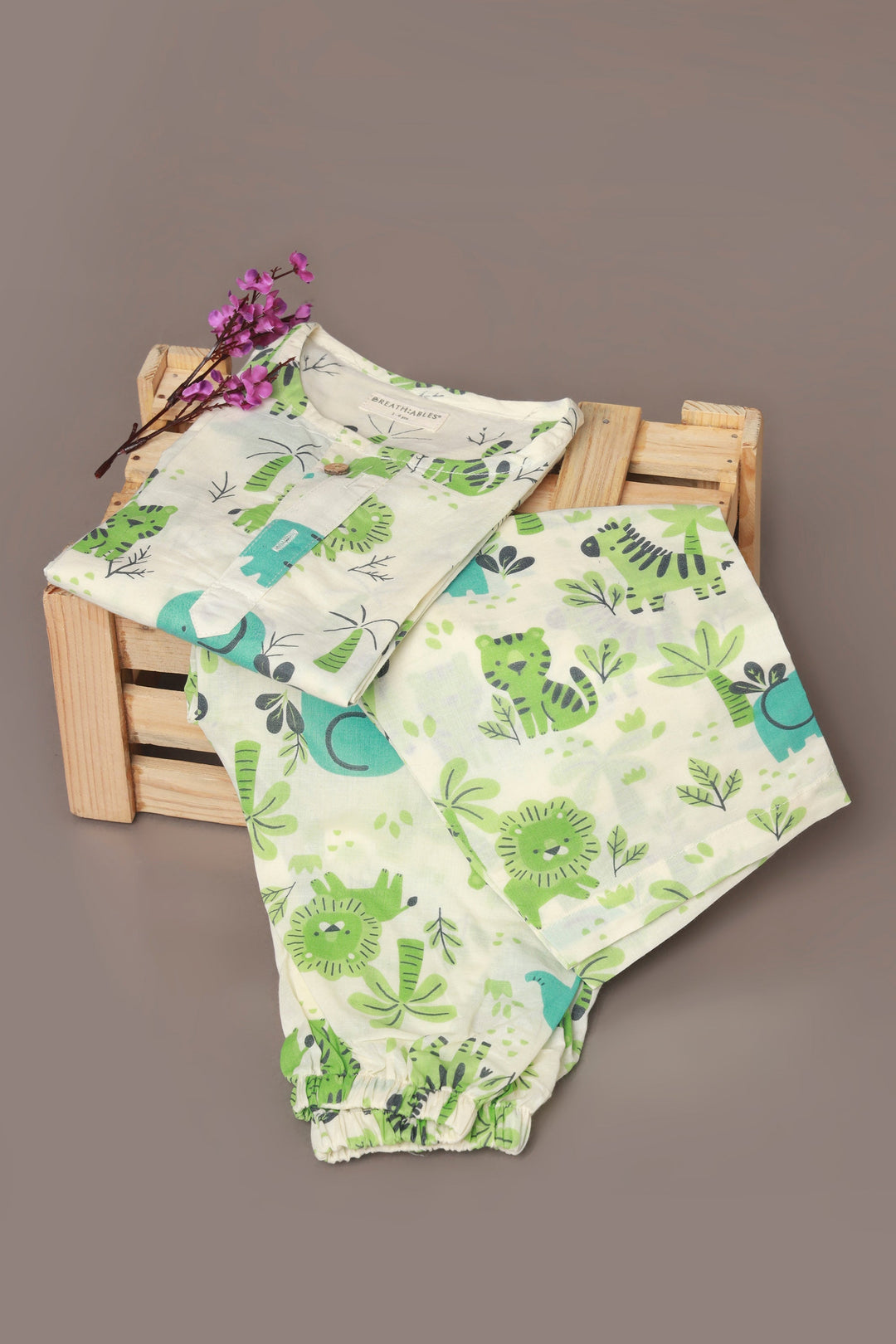 My Jungle Book Cotton Kurta & Pajama Set for Kids Unisex | SHOBITAM