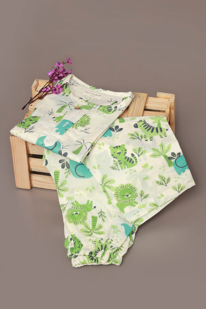 My Jungle Book Cotton Kurta & Pajama Set for Kids Unisex | SHOBITAM