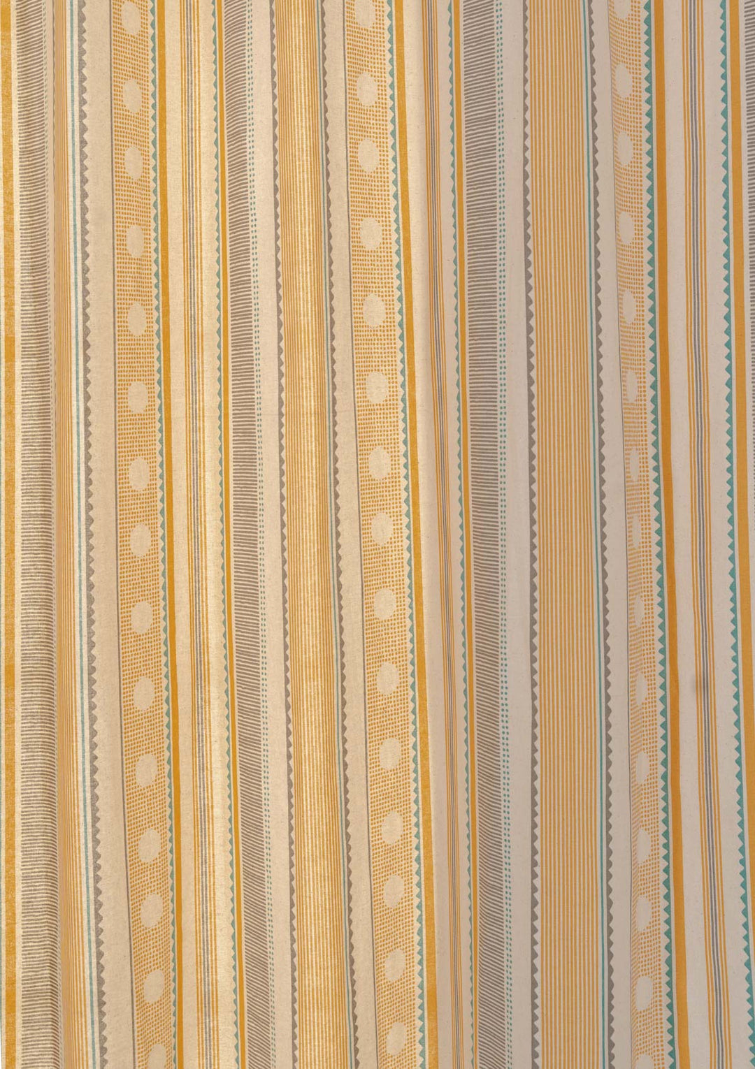 Buru 100% cotton boho curtain for living room - Light Reduction - Mustard - Single - Single Piece | SHOBITAM