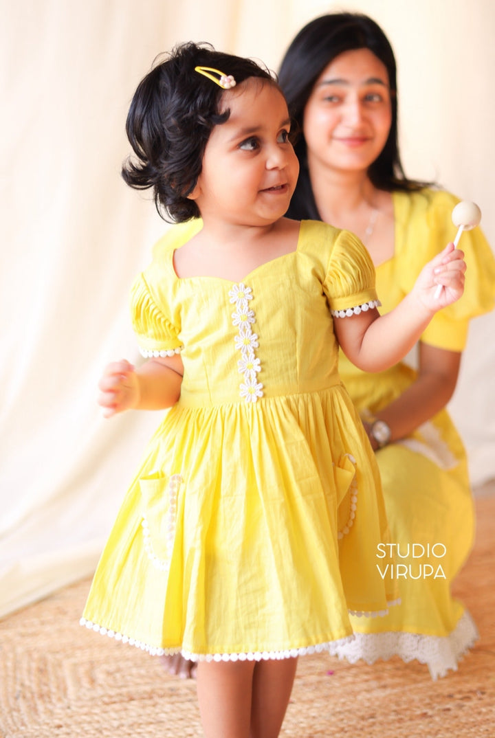 Soft Cotton Kids Frock (Gulabi) Express | SHOBITAM