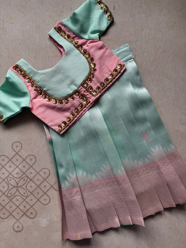Janavi - Crop top and Skirt Express | SHOBITAM