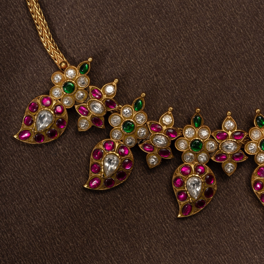 92.5 Silver Ambrosia Kundan Necklace | SHOBITAM