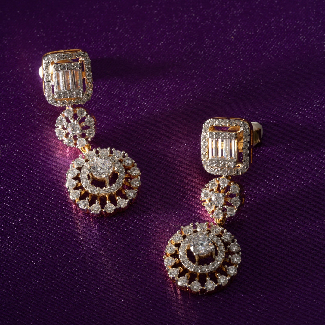 92.5 Silver, 24kt Gold Polish Regal Trinket Necklace Set | SHOBITAM