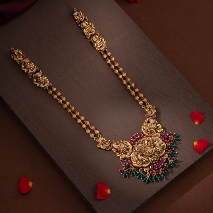 Stunning 92.5 Silver, Gold Plated Kiritin Haaram