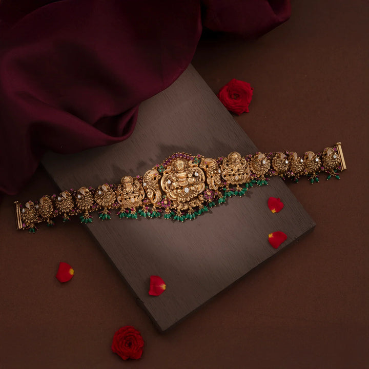 Pure 92.5 Silver, Gold Plated Ananta Grace Hip Belt/Hip Belts.