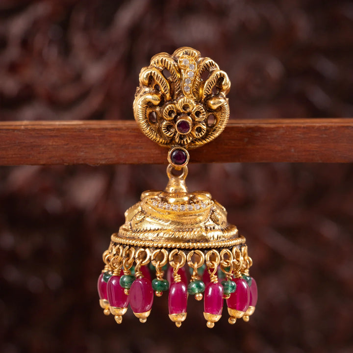 Pure 92.5 Silver,Gold Ritu Ranjan Jhumki
