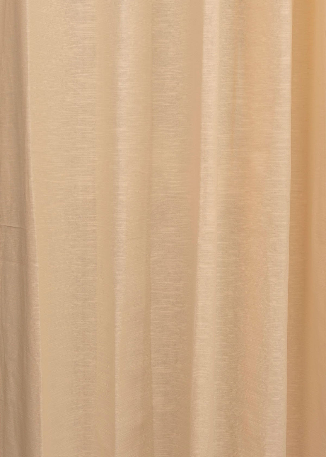 Solid Cream 100% cotton plain curtain for bedroom - Light Reduction - Single Piece | SHOBITAM