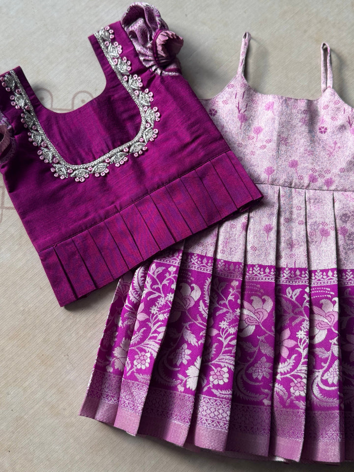 Rhythm - 2 in 1 Frock With Top Festive Edit Express | SHOBITAM