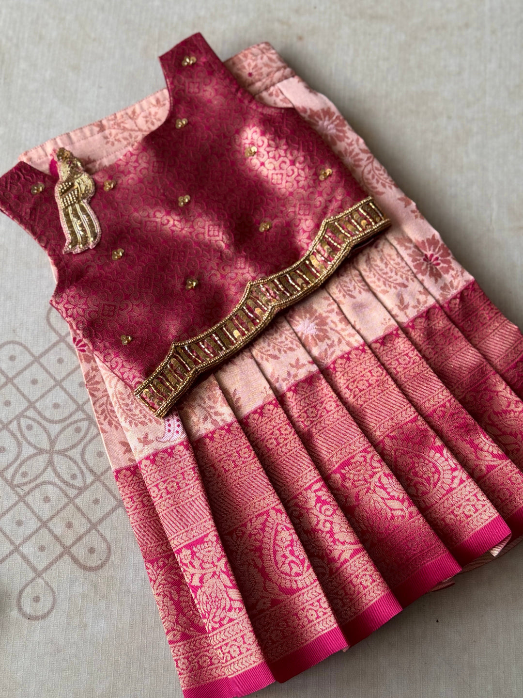 Vrinda - Crop top and Skirt Festive Edit Express | SHOBITAM