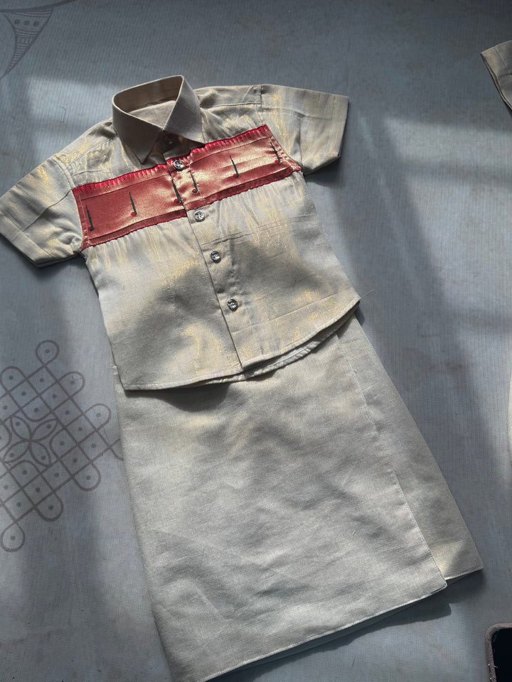 Boys Dhoti and Shirt - Onam Edit Express | SHOBITAM