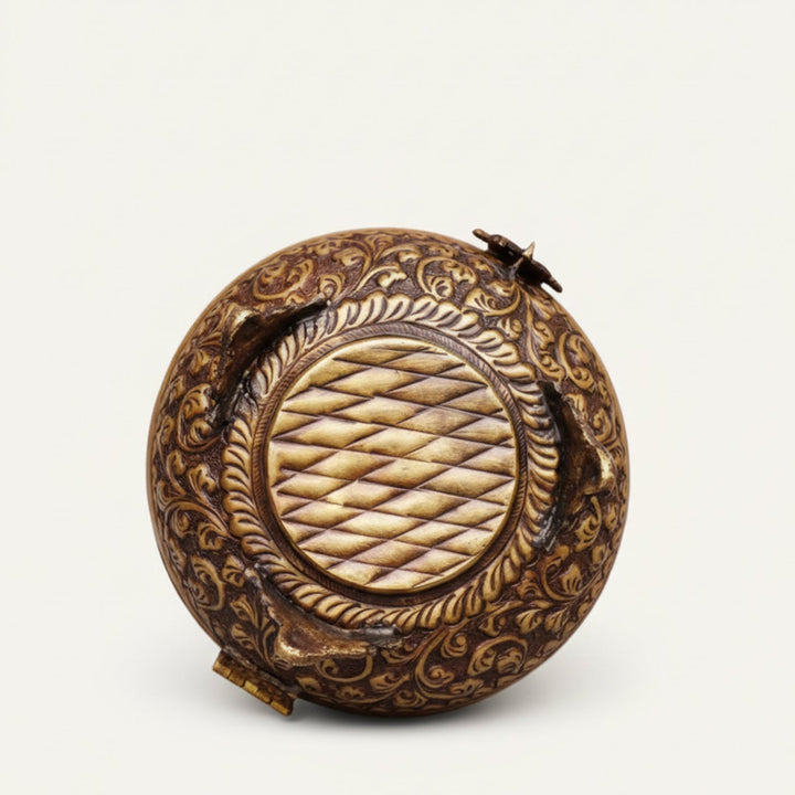 Heritage Brass Dhoop Dani Incense & Loban Burner