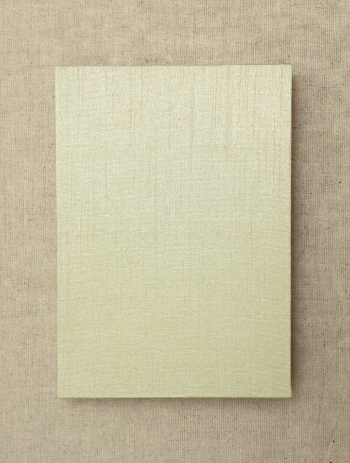 Fennel Green Hand Embroidered Diary with Handmade Paper,100 Pages