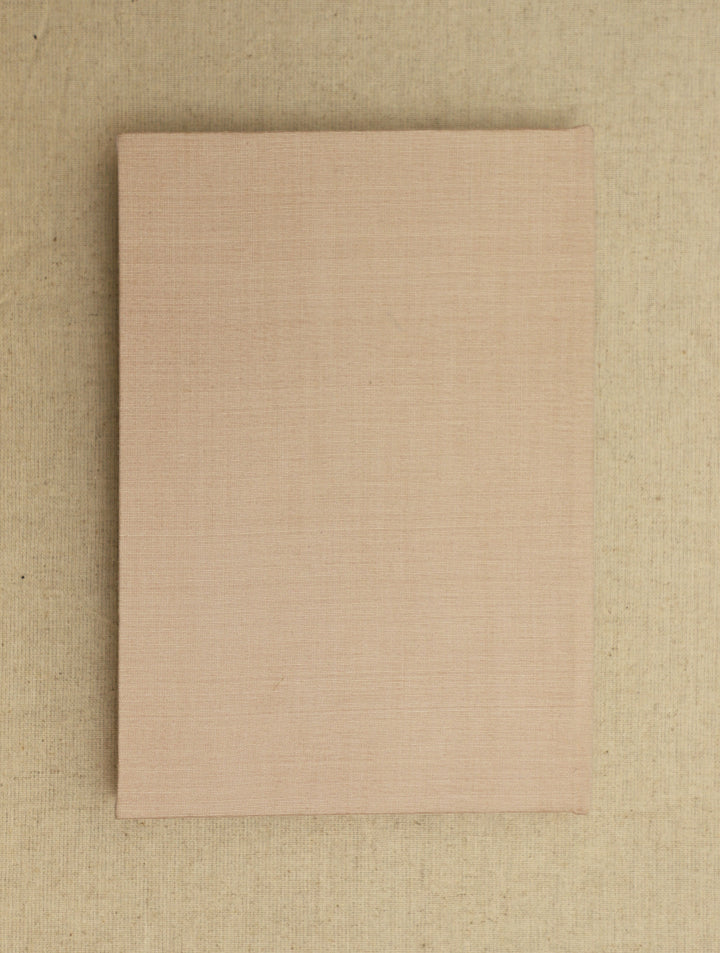 Wood Free, Cotton Paper Natural Beige Hand Embroidered Diary with Handmade Paper,100 Pages