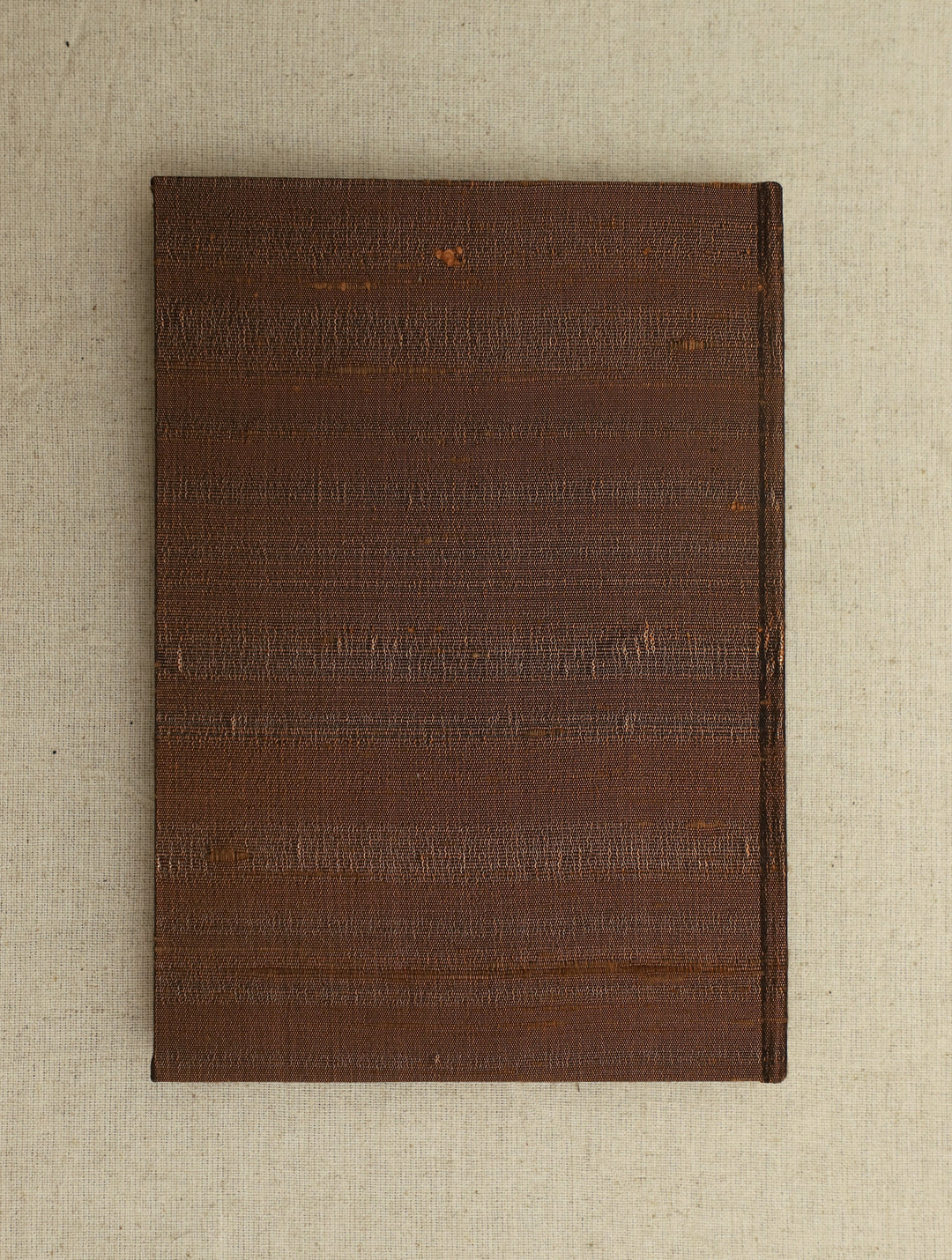 Wood Free, Cotton based Dark Brown Floral Hand Embroidered Diary with Handmade Paper,100 Pages