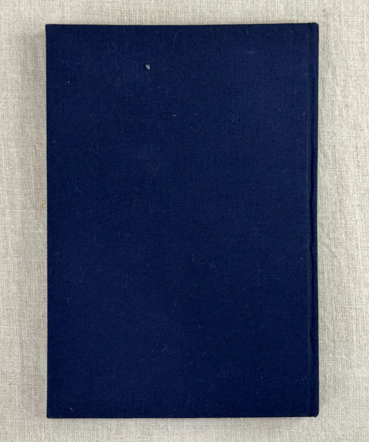 Navy Cotton Hand Embroidered Diary {Handmade Paper) | SHOBITAM
