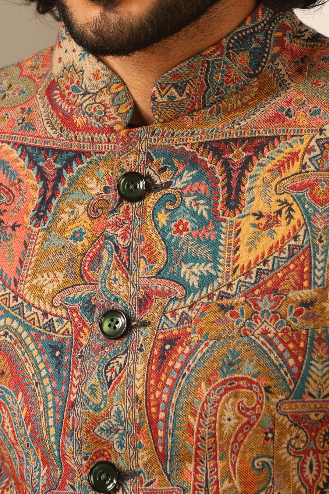 Kabir Fine Wool Silk Bandhgala | SHOBITAM