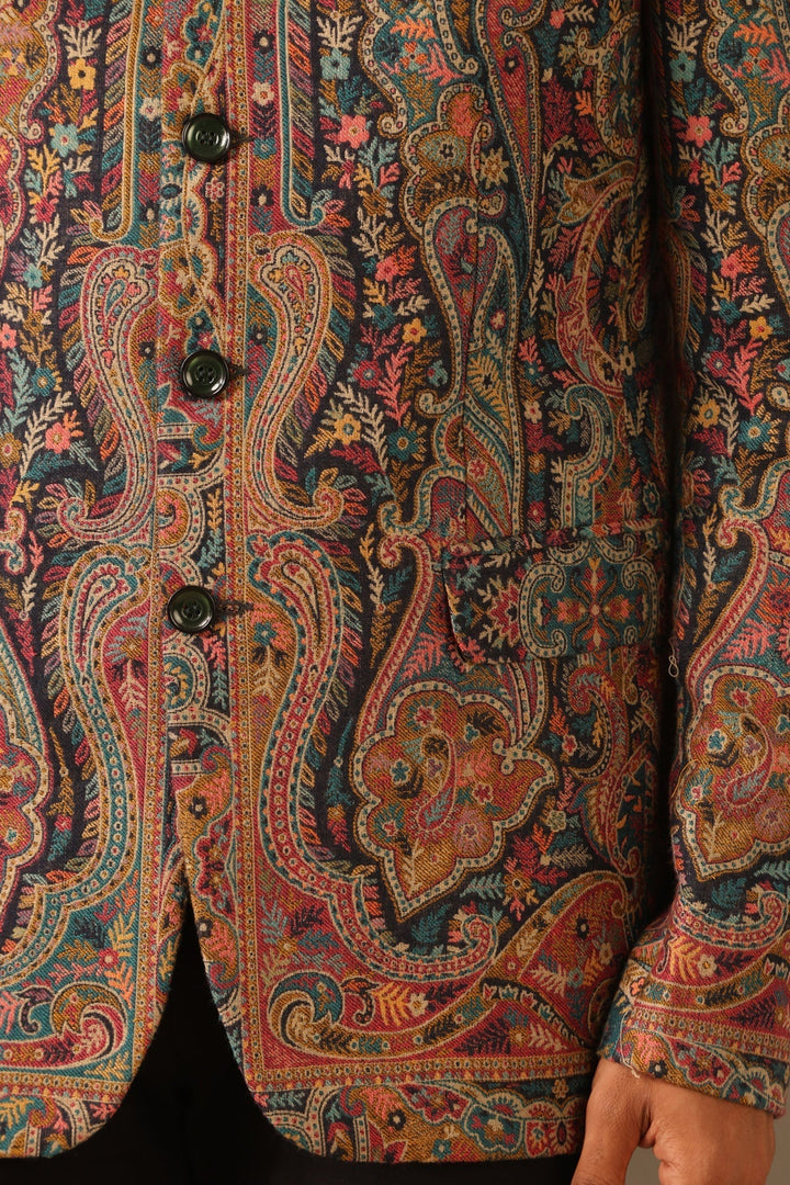 Rehan Fine Wool Silk Bandhgala | SHOBITAM