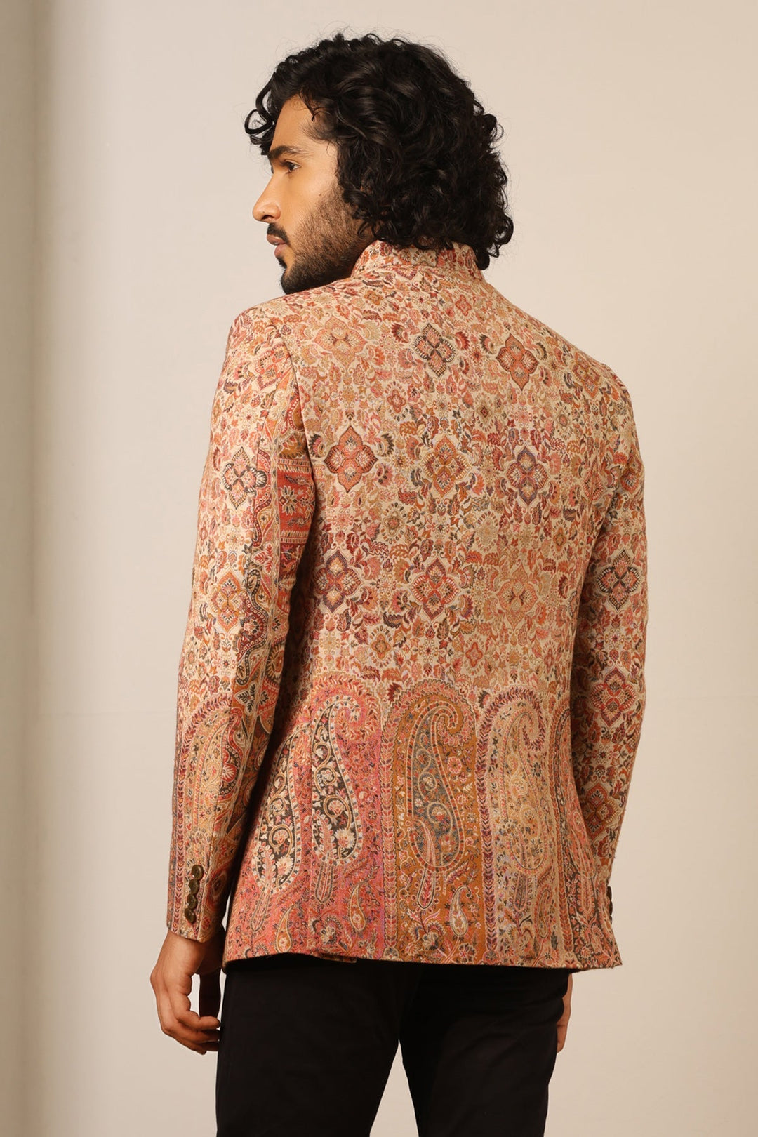 Advait Fine Wool Silk Bandhgala | SHOBITAM
