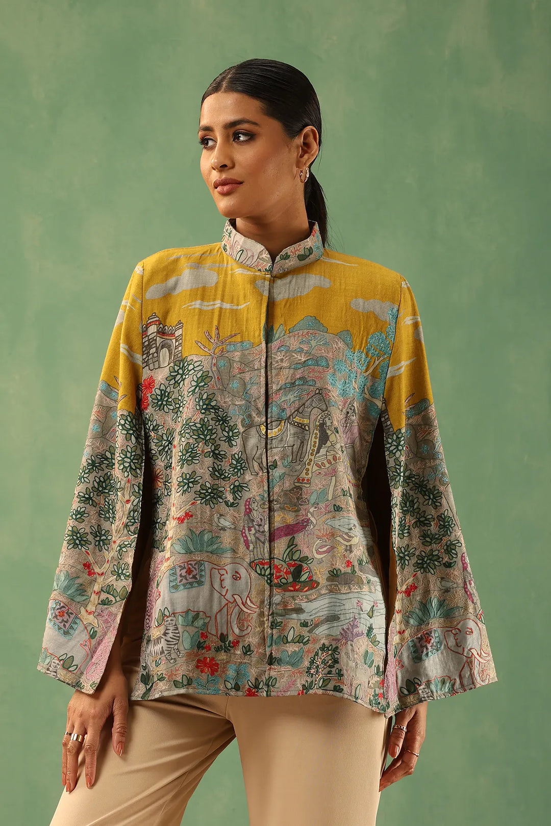 Roshni Chopra - Ezra Vintage Cape | SHOBITAM
