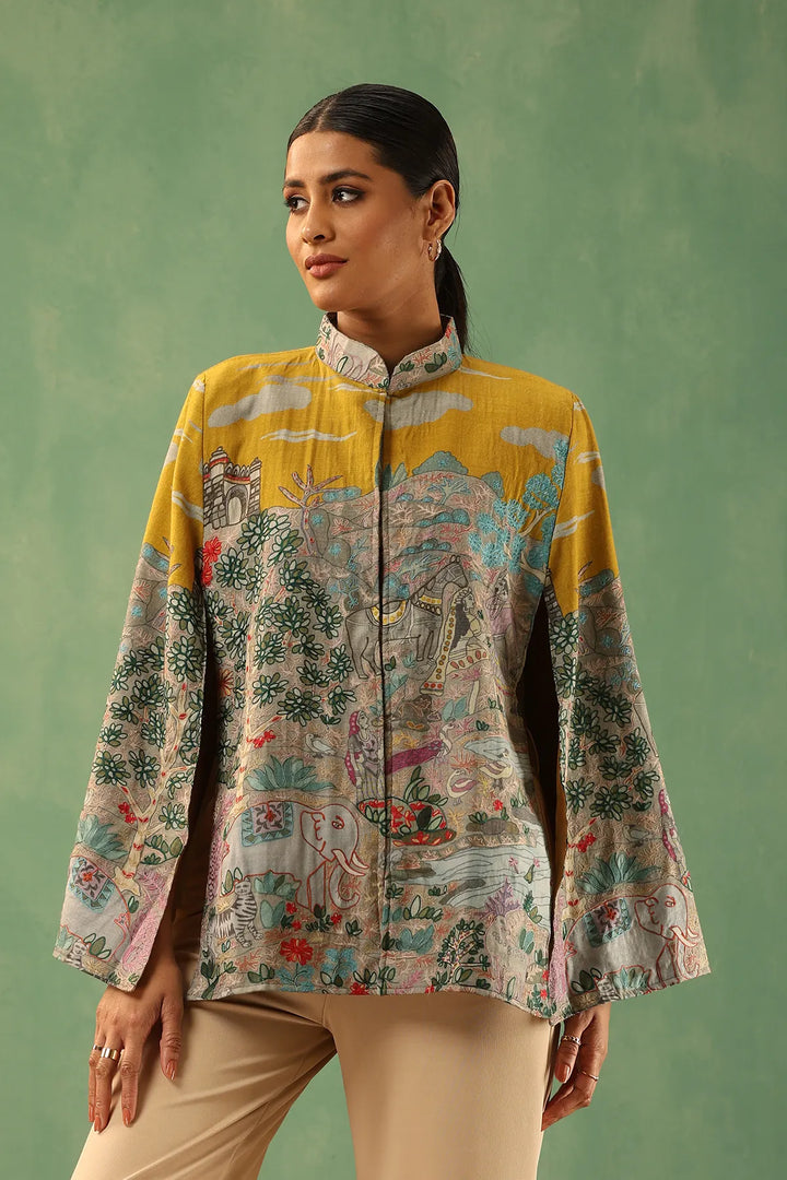 Roshni Chopra - Ezra Vintage Cape | SHOBITAM