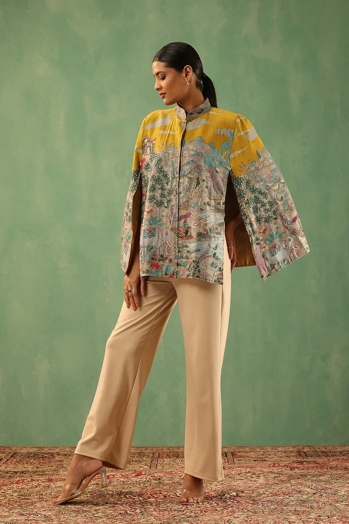 Roshni Chopra - Ezra Vintage Cape | SHOBITAM