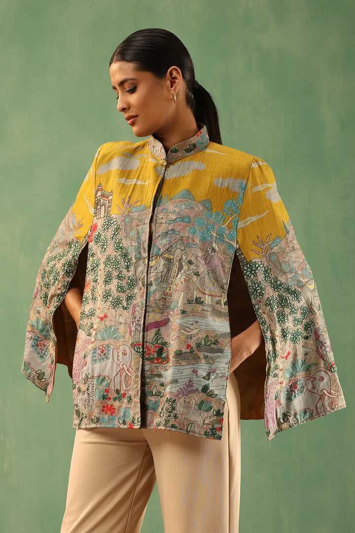 Roshni Chopra - Ezra Vintage Cape | SHOBITAM