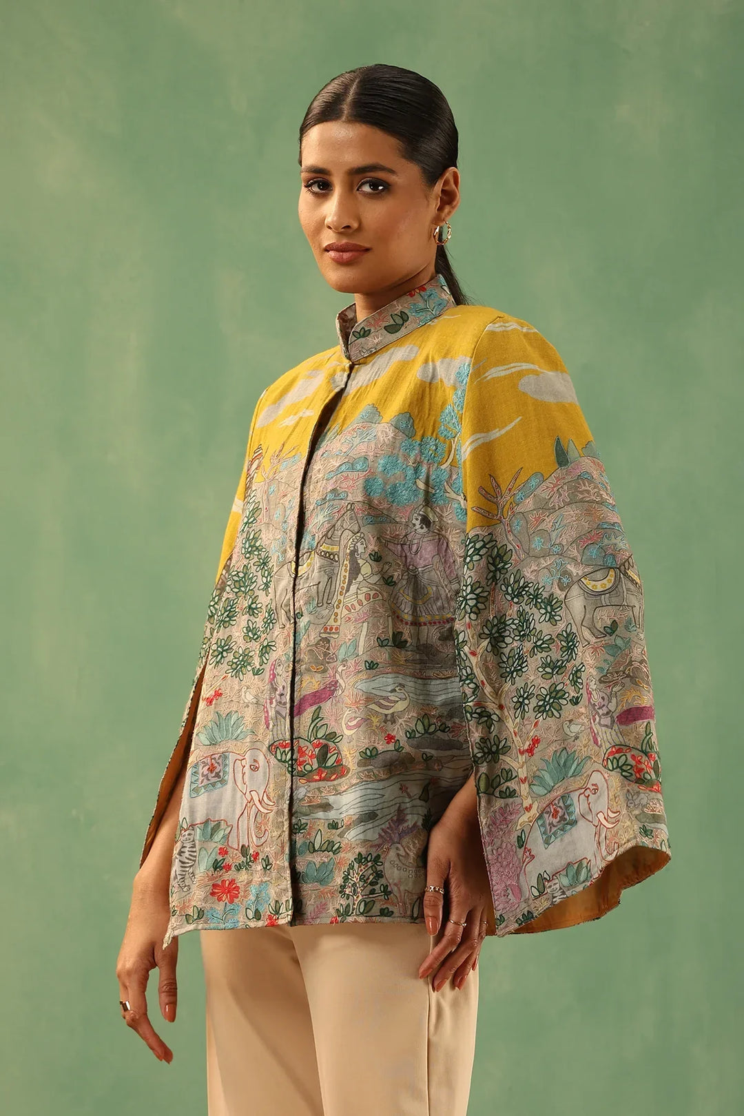 Roshni Chopra - Ezra Vintage Cape | SHOBITAM