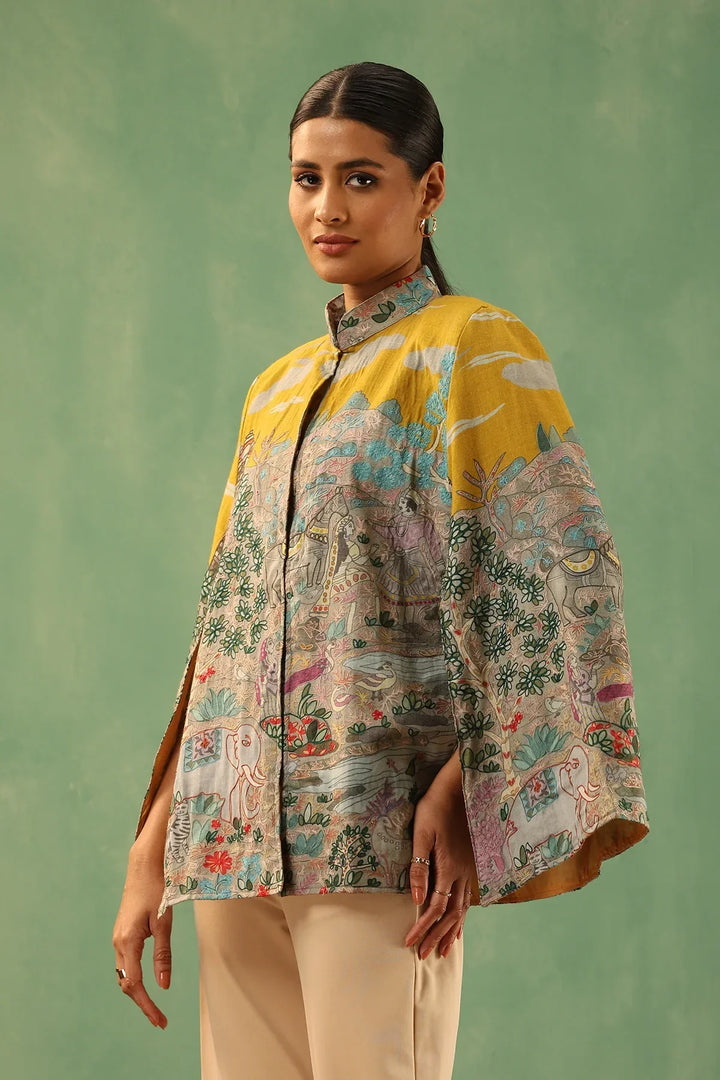 Roshni Chopra - Ezra Vintage Cape | SHOBITAM
