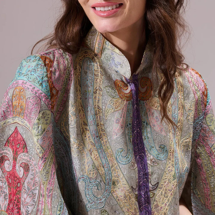 Tanishi Pashmina Blended Cape  | Made To Order