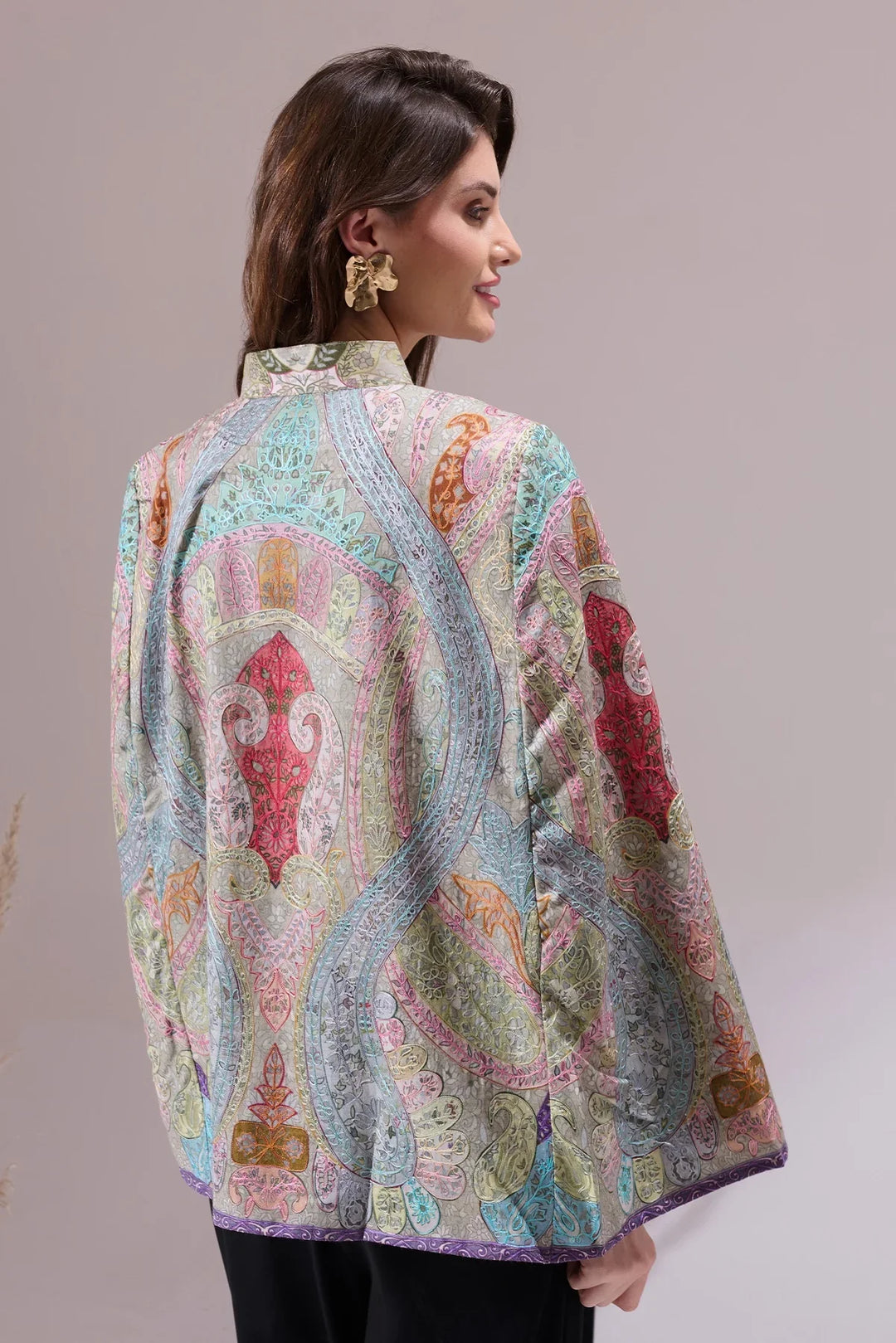 Tanishi Pashmina Blended Cape  | Made To Order