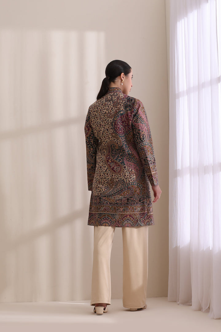 Anna kani jacket, Cashmere Fine Wool in Black | Made To Order