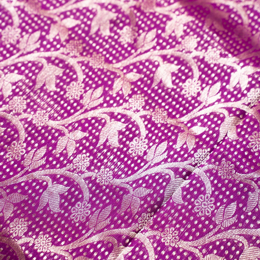 Sky Blue Venkatgiri Silk Saree Ambar | SILK MARK CERTIFIED | SHOBITAM