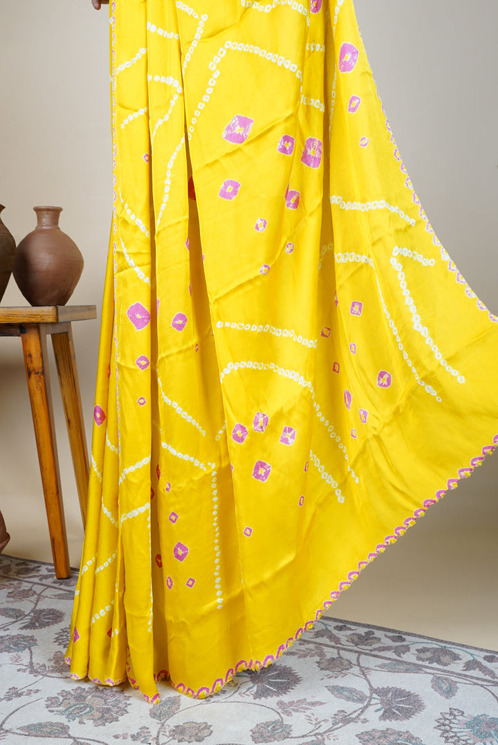 Pitaka Bandhani Saree | SHOBITAM